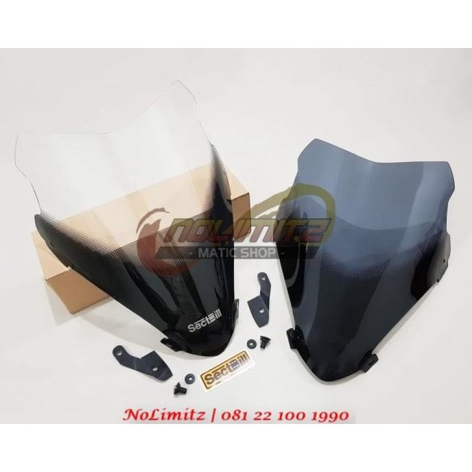 Windshield Visor Kaca Tameng Depan Sectbill Evo Honda PCX 2018