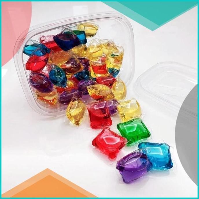 LAUNDRY BEADS 1box isi 30Pcs - 100pcs gel ball Sabun cuci antiseptic 1