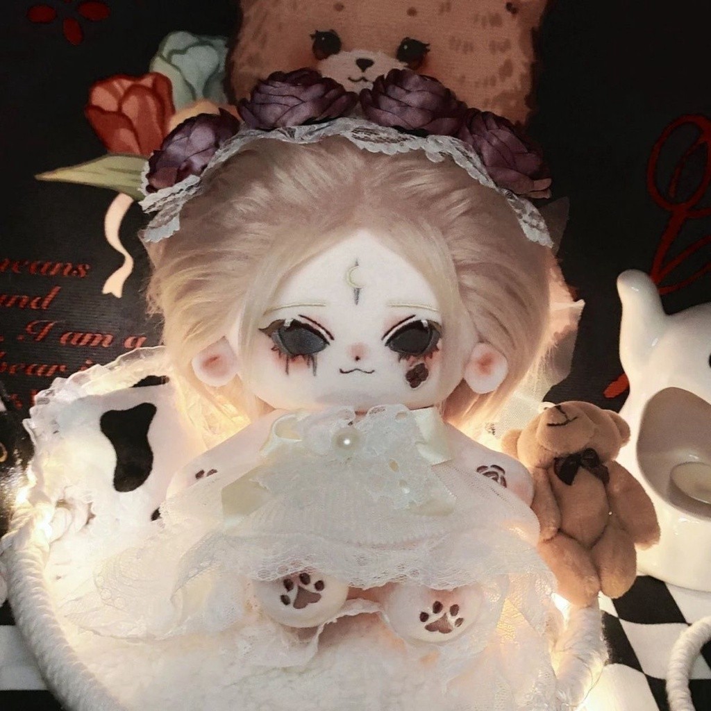 Boneka Identity V Galatea Plushie Boneka Katun 20CM Pakaian Ganti Pakaian Kostum Cosplay Anime One-P