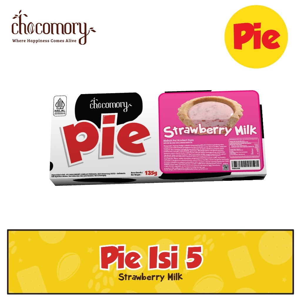 

Chocomory Strawberry Pie isi 5 135g