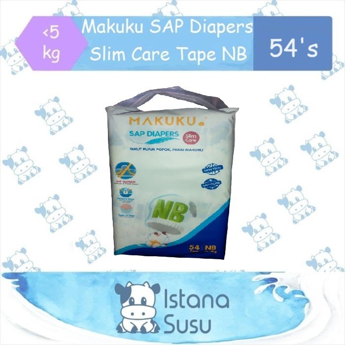 

Makuku Sap Diapers Slim Care Tape/Pants Ukuran Besar Nb/S/M/L/Xl/Xxl