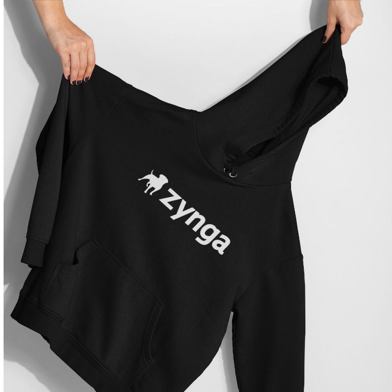Hoodie Jumper Sweater - Zynga Logo
