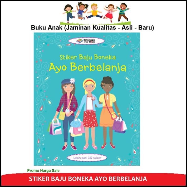 

HOT DEAL BUKU STIKER BAJU BONEKA AYO BERBELANJA LEBIH 350 STIKER FIONA ERLANGGA