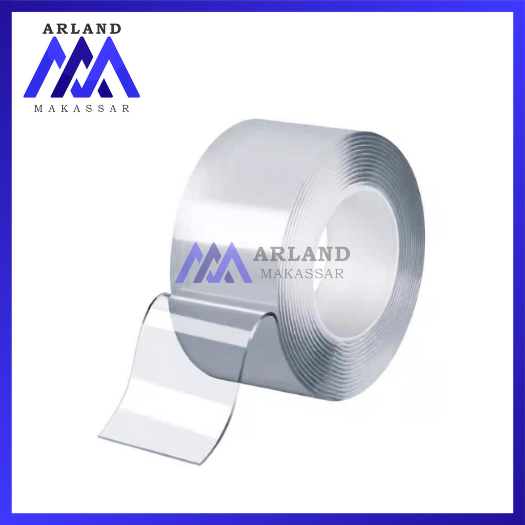 

AM Double Tape Nano isolasi Bening 1 Meter Roll Selotip