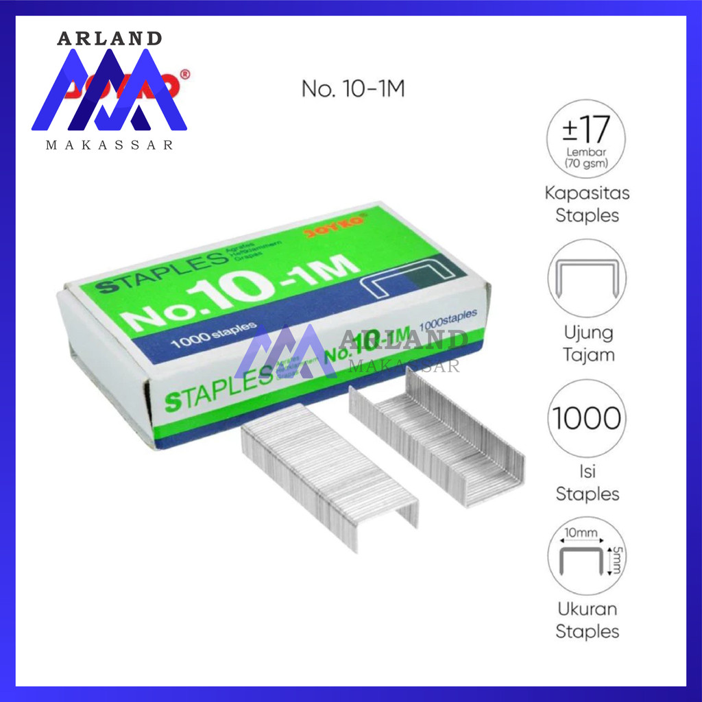 

AM Isi Staples / Stapler / Hekter / Jepretan Joyko No. 10