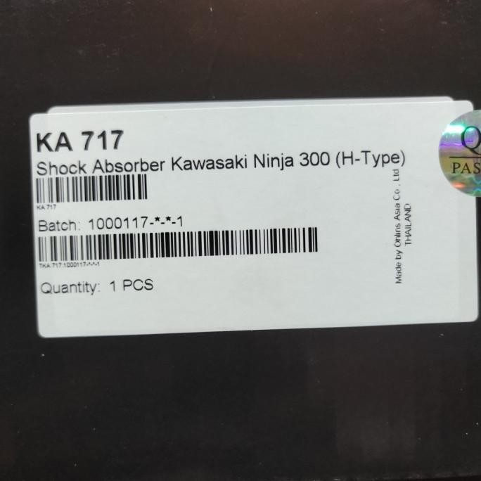 Shock Ohlins KA 717 KAWASAKI ZX 25R