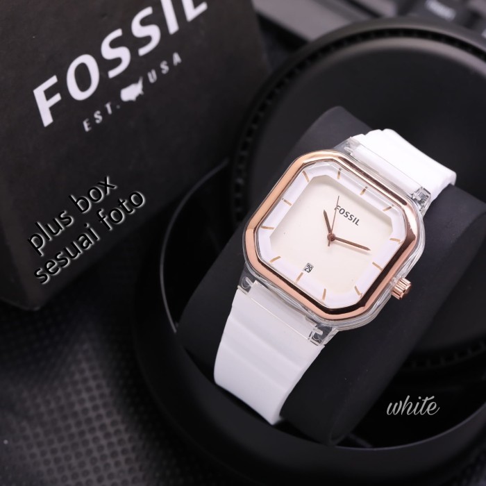 Jam Tangan Wanita Fossil Kota Karet Free Box
