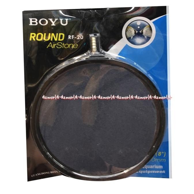 

Boyu Round Airstone RF-20 Saringan Aquarium Boyu Akuarium 20x2.7cm