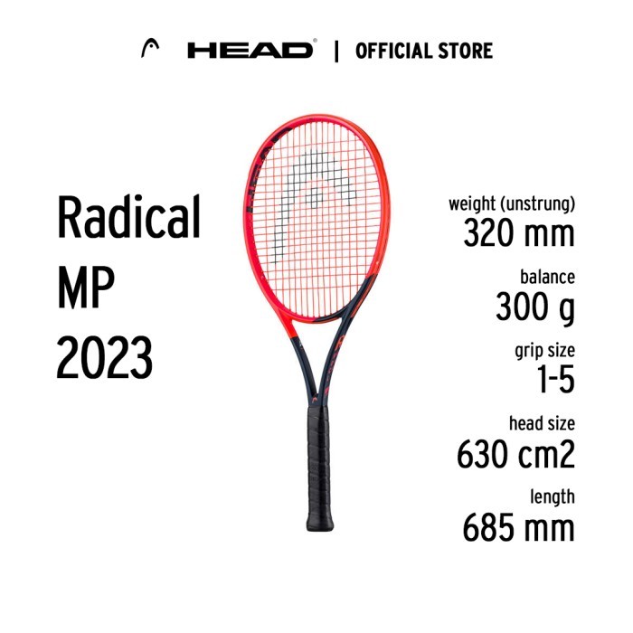 HEAD Racket Radical MP 2023 - Raket Tennis Tanpa Senar