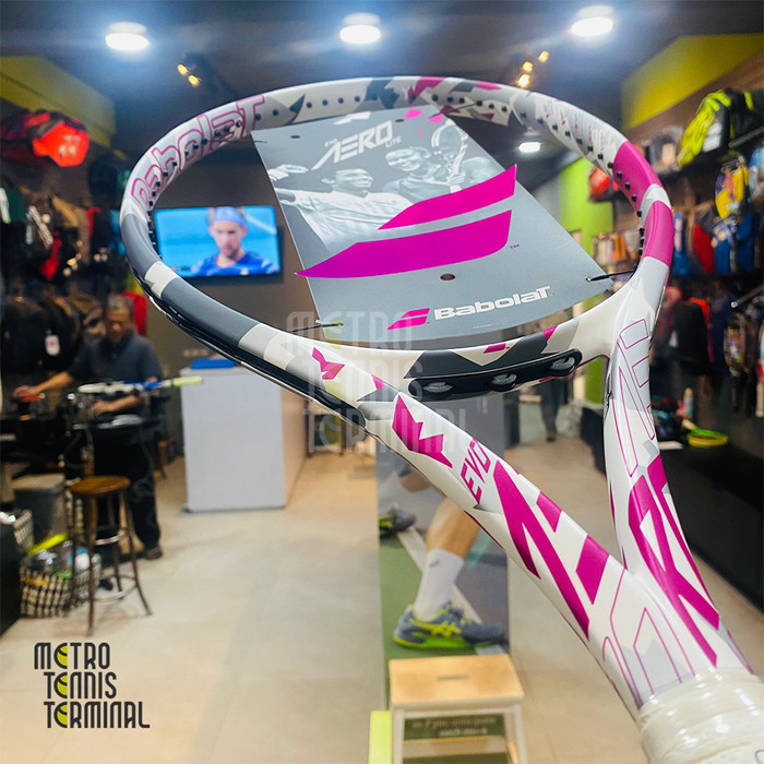 Babolat Evo Aero Lite Pink 2024 Tennis Racket ( Raket Tenis Pemula )