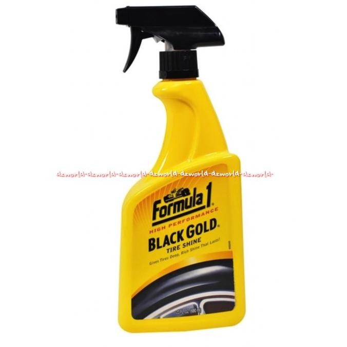 

Formula 1 Black Gold Tire Shine Cairan Pelapis Mengkilatkan Ban 680ml