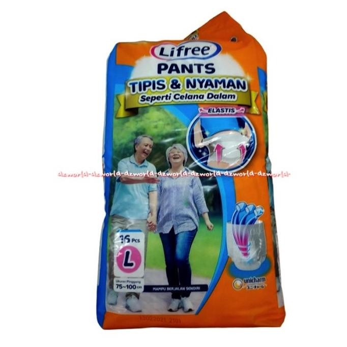 

Lifree Pants Extra Serap L 16 Popok Celana Dewasa orang tua LifeFree.