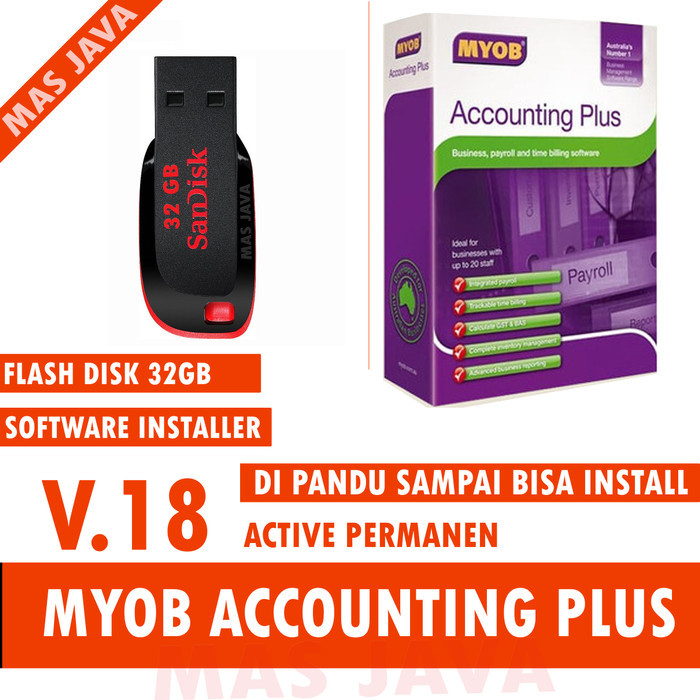 TERBARU - PROMO USB Flashdisk - MYOB Accounting - Software Akuntansi Full