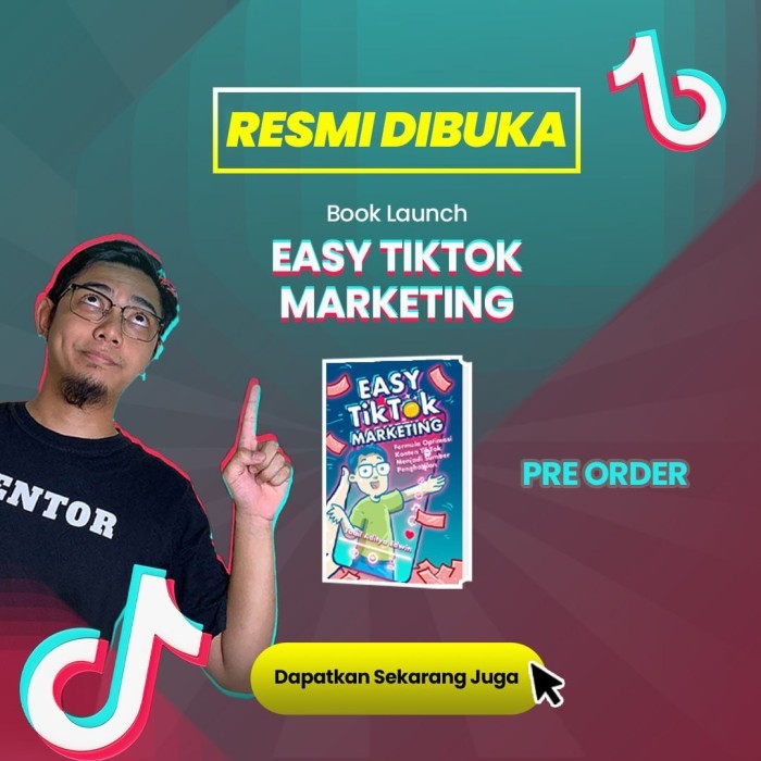 TERMURAH - Ready Buku Easy Tiktok Marketing- Karya Fadil Aditya Edwin- ASLI