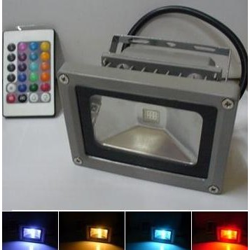 Lampu Sorot Led Warna-Warni (Rgb) - 20W Untuk Taman, Kolam, Dll