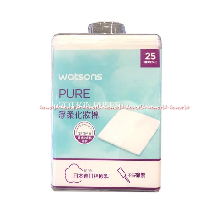 

Watsons Pure Cotton Puffs Kapan Katun 25pcs Dengan Box