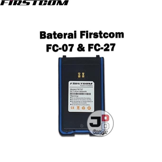 Baterai HT Firstcom FC-07 ORI Baru Model FBT07 FC07 FC 07 Batre Batere