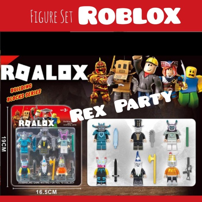 Roblox Figure Set/Roblox Cake Topper/Mainan Roblox/Topper Kue Roblox