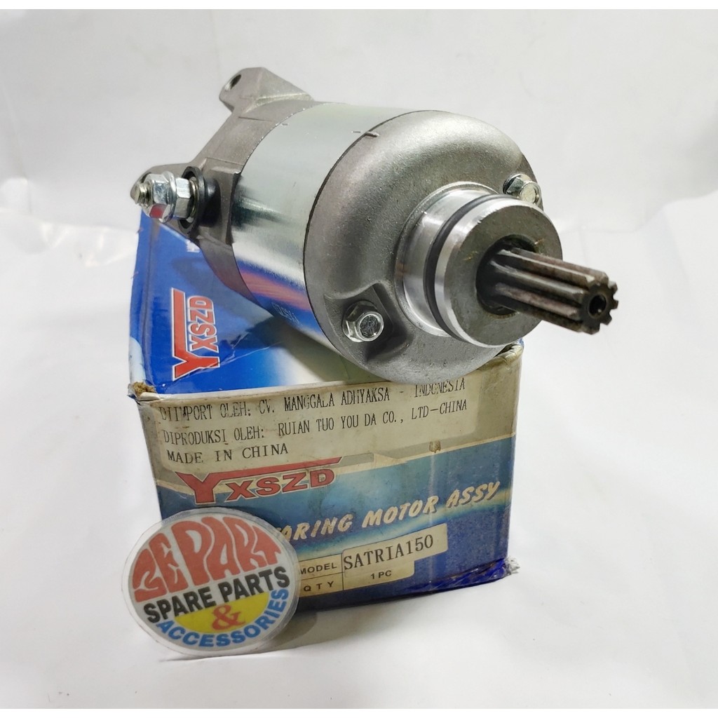Dinamo stater Satria fu 150 Dinamo Starter assy Suzuki Satria fu Limited Item Barang Langka Spare Pa