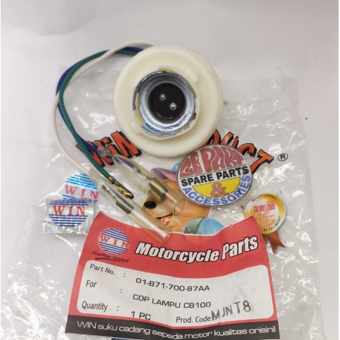 Fiting lampu depan CB GL TIGER WIN Soket dudukan bohlam depan Limited Item Barang Langka Spare Part 