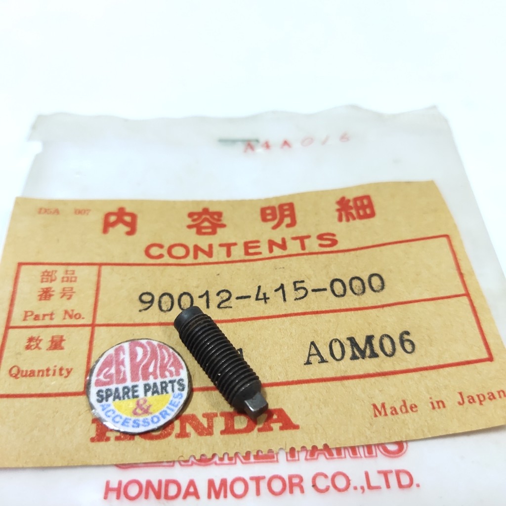 Baut stelan Klep CB GL CB100 GL100 125 Setelan baud Ori Japan Limited Item Barang Langka Spare Part 