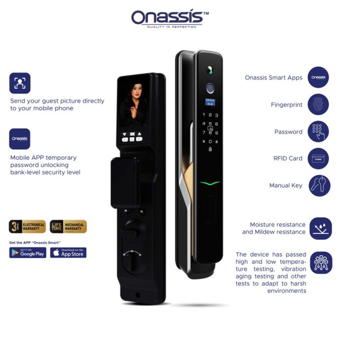TERBARUUU Smart Lock Onassis K10 Pro - Smart Home