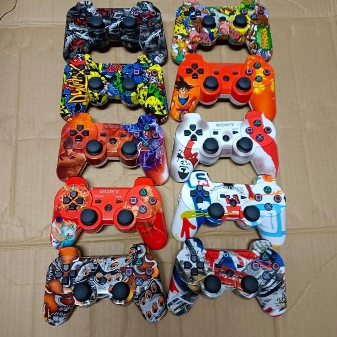 Sale Stik Ps3 Wireless Op Corak Stik Ps3 Wireless Original Pabrik Motif