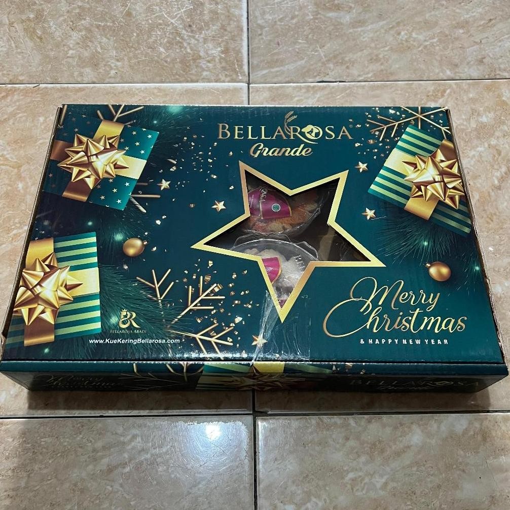 

Promo Hampers Natal Paket Bellarosa Kue Kering Premium Grande Christmas Original