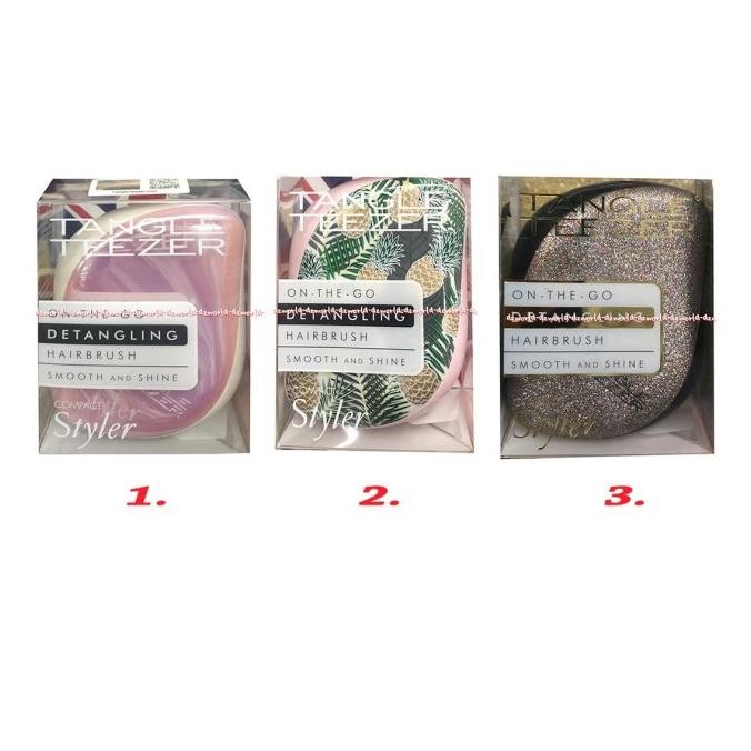 

Tangle Teezer On The Go Detagling Hairbrushsmooth And Shine Styler