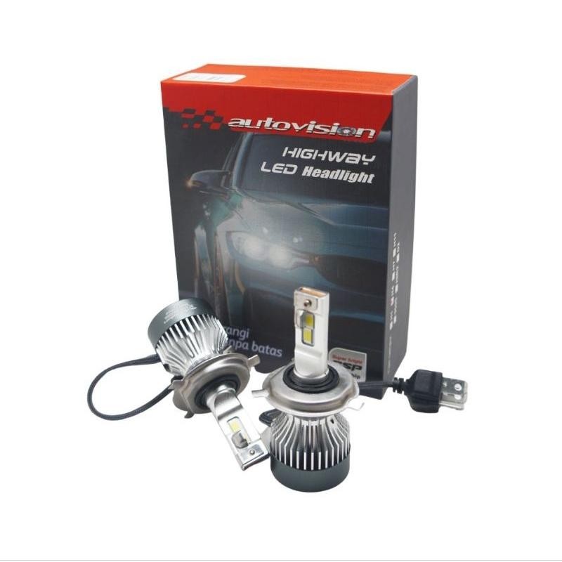Led Mobil H4 Highway H/L 52W Autovision (Xpander/Innova/Ertiga/Avanza/Calya/Agya/Brio/Jazz/Hrv/Spin)