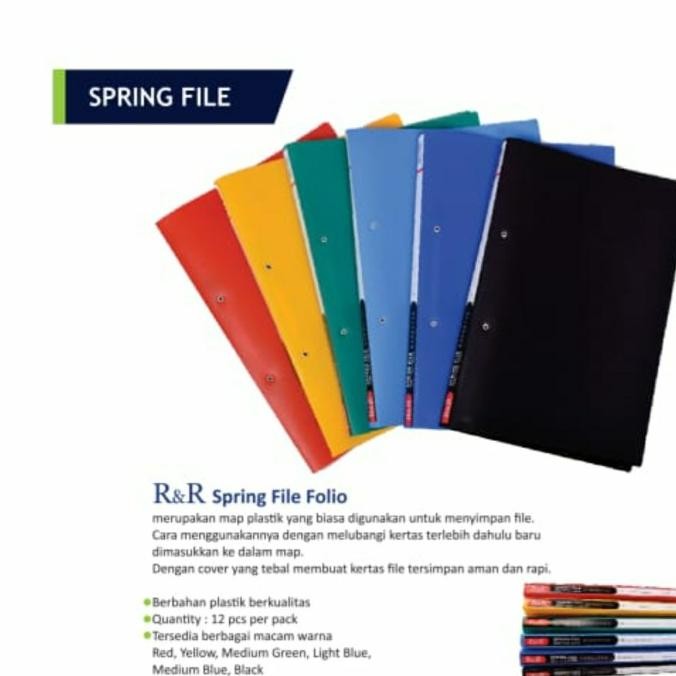 

Top sale MAP SPRING FILE SNELL Folder One Folio F4
