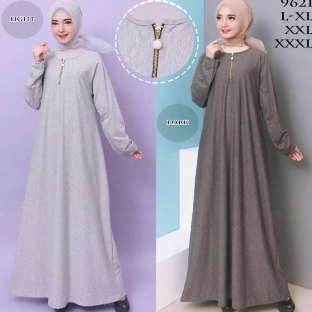 BAJU GAMIS WANITA GAMIS JUMBO POLOS GAMIS KAOS MISTY TERBARU