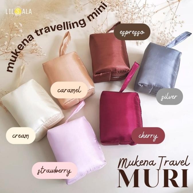 [MURI] MUKENA TRAVEL MURI MINI DEWASA TRAVELLING KECIL MURAH ABUTAY