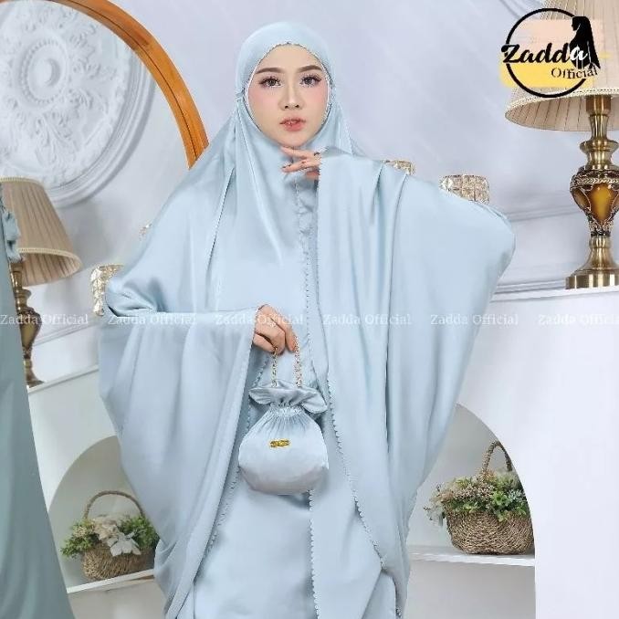 MUKENA TRAVEL AL-QUBA PREMIUM 2 IN 1