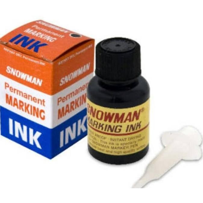 

Top sale Snowman Permanent Marking Ink / Tinta spidol permanent snowman