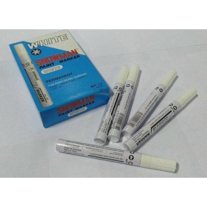 

Best Seller Spidol snowman paint marker putih