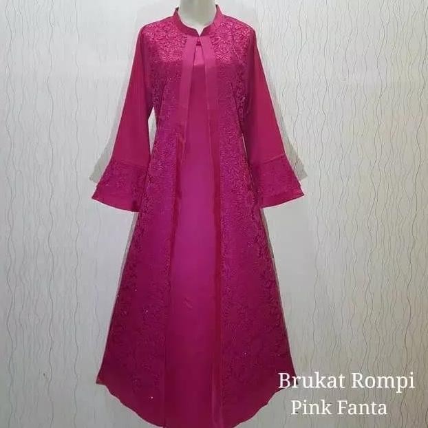 GAMIS ROMPI BRUKAT - PINK FANTA
