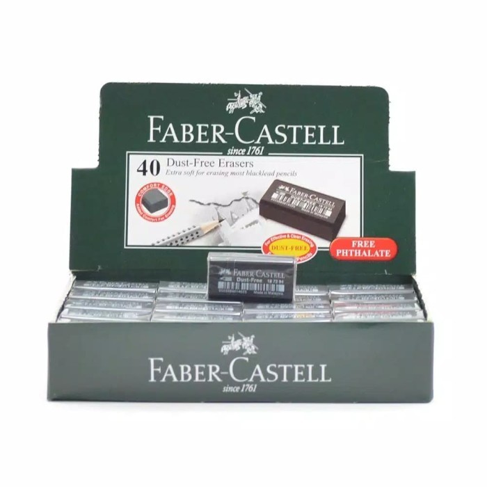 

ZC502 Penghapus Faber Castell Hitam Kecil / Eraser Small Black Faber Castell TERBARU