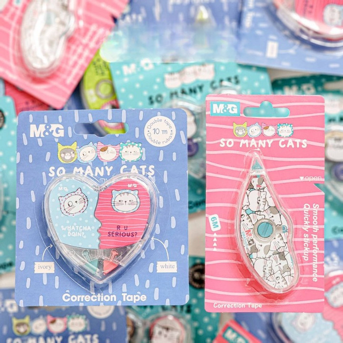 

XU944 M&G So Many Cats Correction Tape Tip Ex Kertas TERMURAH