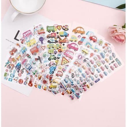 

KF194 Children's Stickers - Stiker Timbul Bertema BIG SALE