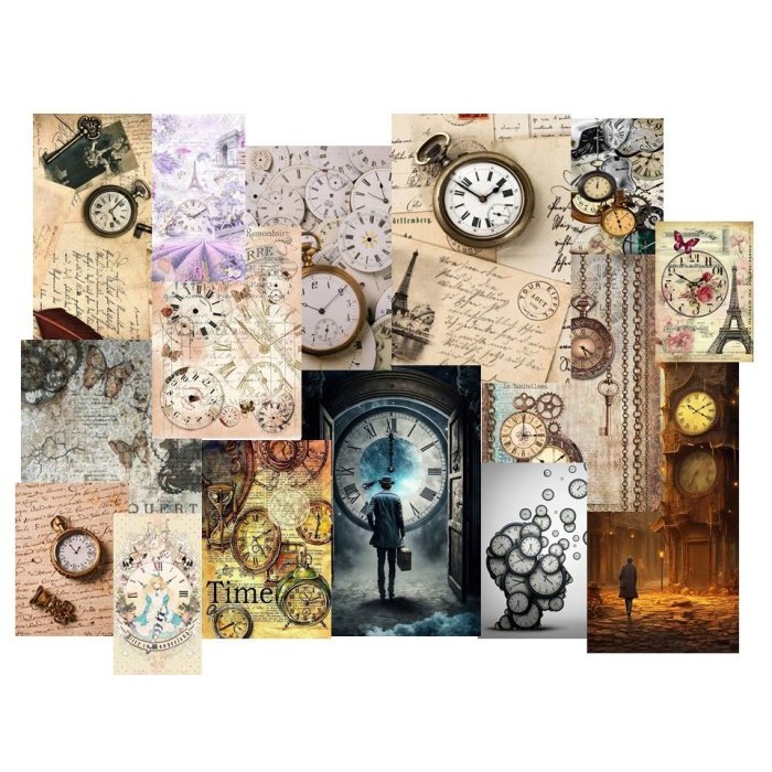 

GN252 Journal Background Paper - Kertas Background Tema Time Elapsed (10pcs) CUCI GUDANG