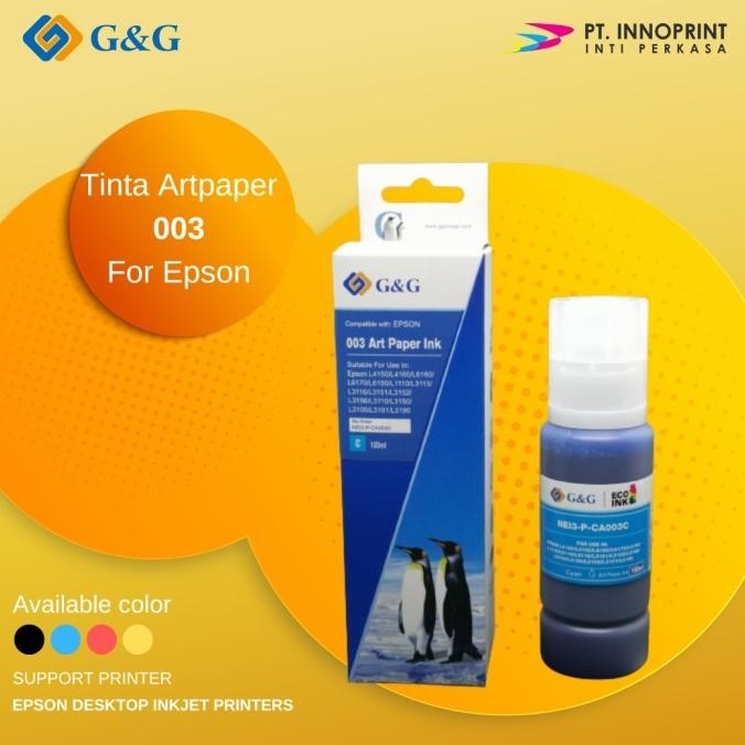 

TINTA ART PAPER G&G 003 100ML