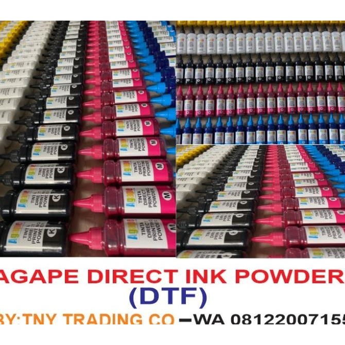 

DTF TINTA TRANSFER POWDER -BUBUK AGAPE