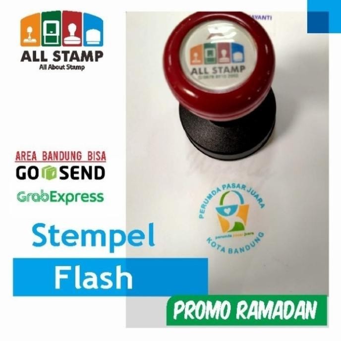 

STEMPEL WARNA FLASH BULAT GRATIS TINTA