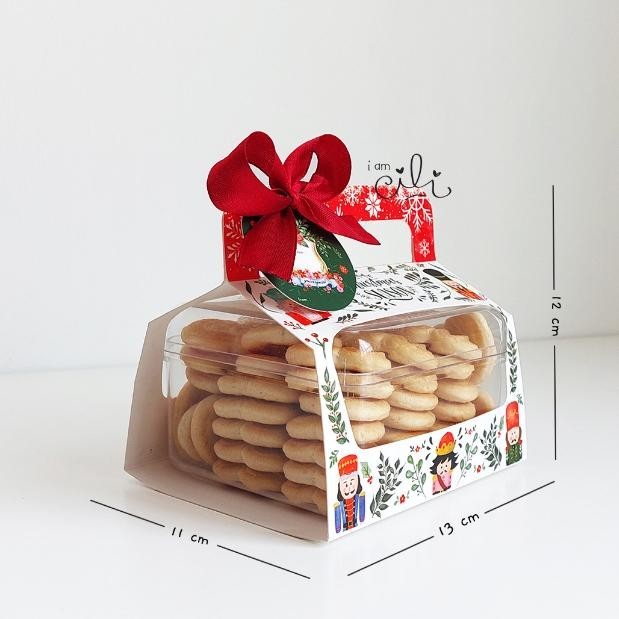 

cvg (BOX GRACE NATAL) kotak kue kering toples kotak (isi 10)