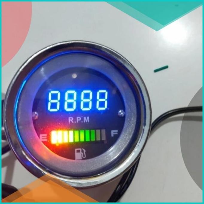 Tachometer rpm digital plus fuel ampere bensin - motor mobil 11OKTZ4 l