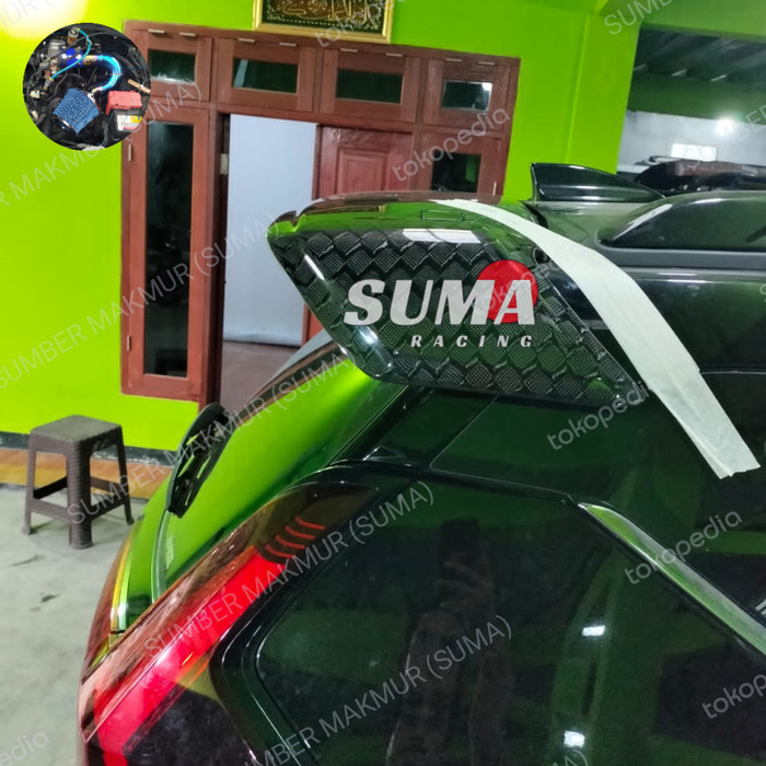 Spoiler Mitsubishi Xpander Cross Carbon Kevlar/Rubic