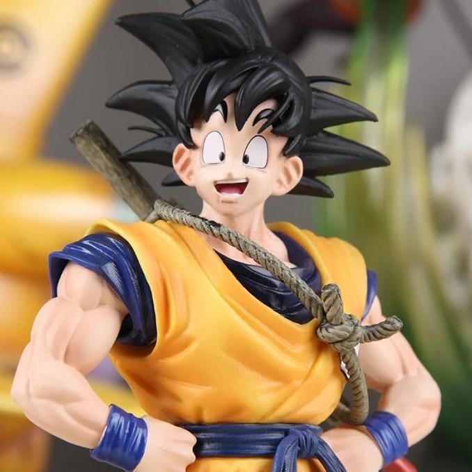 Action Figure Son Goku Dragon Ball SomerSault Cloud Standing DBZ Pvc