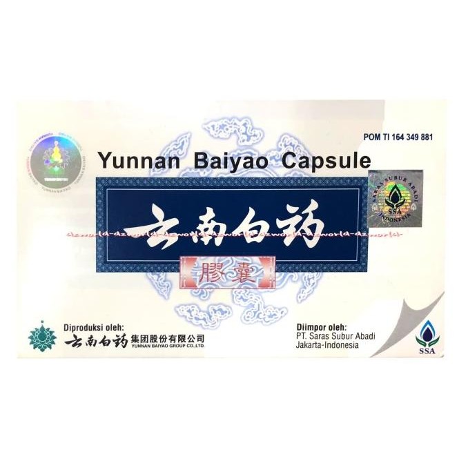 

Yunnan Baiyao Capsule 16 Kapsul Racikan Herbal Obat Herbal Yunan