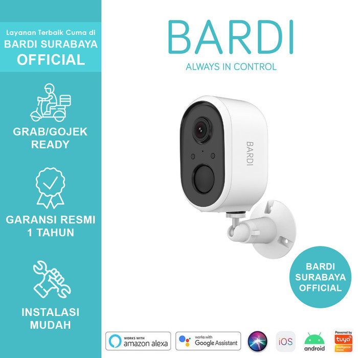 NEW BARDI Smart IP Camera with Battery CCTV Baterai Wifi Wireless Outdoor